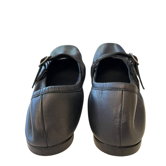 Free People Black Leather Gemini Ballet Flat Size 8 NEW - Picture 5 of 6